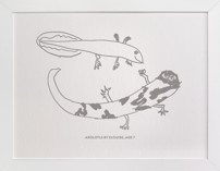 Your Drawing: Landscape Custom Letterpress Print Custom & Commissioned Art