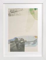 white collage Fine Art Prints