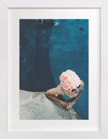 lady in a swim cap Fine Art Prints