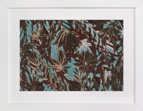 Over saturated garden Fine Art Prints