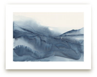 Atmospheric Blue by Isabel Aguilar - Isolda