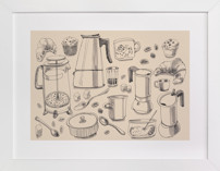 Breakfast with Coffee Fine Art Prints