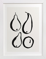 Still-life with four pears