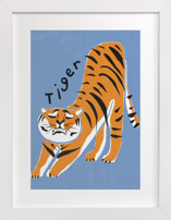 Tiger Yoga Fine Art Prints