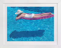 Pink Float; Swimmers Series 5 Fine Art Prints