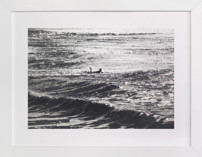 Cayucos Pier Surfer, Winter Morning Sun Fine Art Prints
