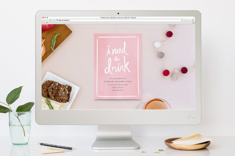 I Need A Drink Girls Night Out Online Invitations