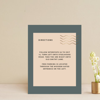 National Forest Foil-Pressed Direction Cards
