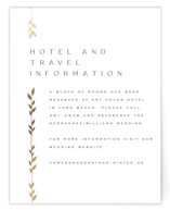 Courtyard Foil-Pressed Direction Cards