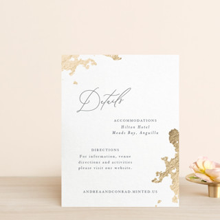 far and away Foil-Pressed Direction Cards