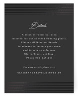 Interlocking Foil-Pressed Direction Cards