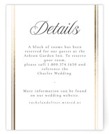 Side Stripe Foil-Pressed Direction Cards