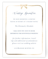 Foil-Pressed Direction Cards