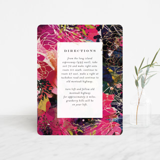 Blooming Beauty Foil-Pressed Direction Cards