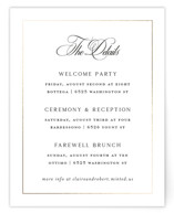 Foil-Pressed Direction Cards