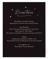 Written in the Stars Foil-Pressed Direction Cards