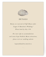 Cove Foil-Pressed Direction Cards