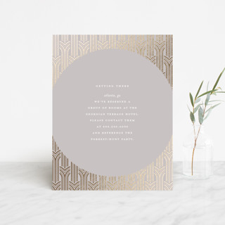 Circlet Foil-Pressed Direction Cards
