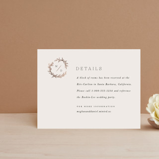 Tradition Foil-Pressed Direction Cards