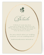 Foil-Pressed Direction Cards