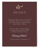 Foil-Pressed Direction Cards