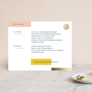 Paradigm Pair Foil-Pressed Direction Cards