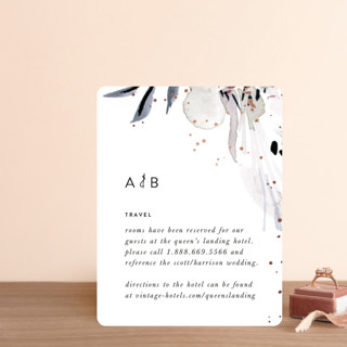 sara Foil-Pressed Direction Cards