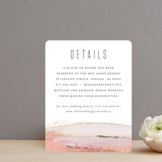 Painted Desert Foil-Pressed Direction Cards