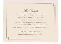 Foil-Pressed Direction Cards