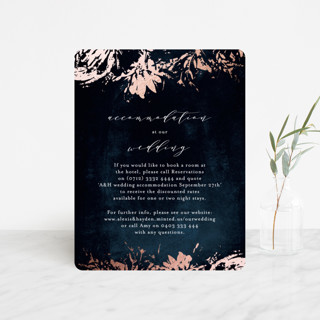 Pressed Flowers Foil-Pressed Direction Cards