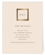 Framed Photo Foil-Pressed Direction Cards