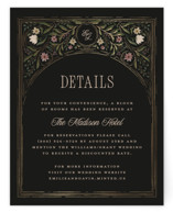 Emilie Foil-Pressed Direction Cards