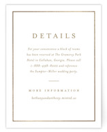 Foil-Pressed Direction Cards