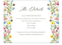 Foil-Pressed Direction Cards