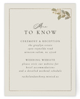 Foil-Pressed Direction Cards