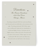 Foil-Pressed Direction Cards