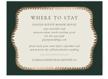Frame Foil-Pressed Direction Cards