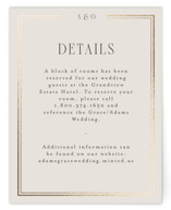 Grace Foil-Pressed Direction Cards