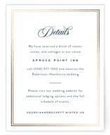 Foil-Pressed Direction Cards