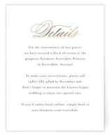 Foil-Pressed Direction Cards