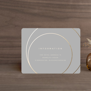 lili Foil-Pressed Direction Cards