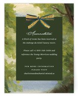 Tuileries Foil-Pressed Direction Cards