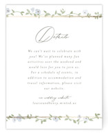 Portico Foil-Pressed Direction Cards