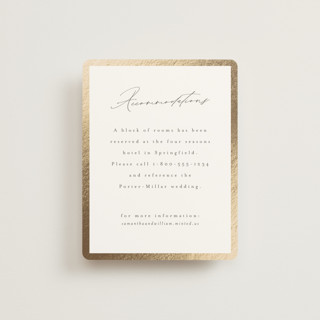 Surround Foil-Pressed Direction Cards