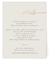 Foil-Pressed Direction Cards