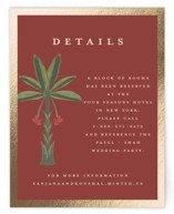 Indian Elephant Foil-Pressed Direction Cards