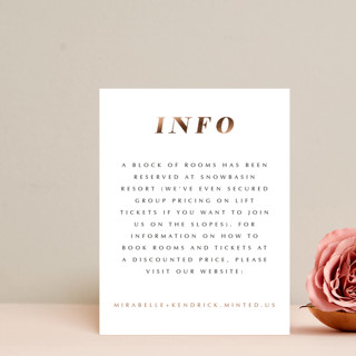 Our Ever After Foil-Pressed Direction Cards