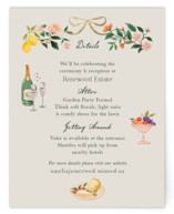 Garden Feast Foil-Pressed Direction Cards