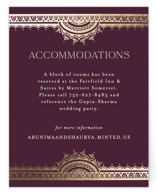 Arunima Foil-Pressed Direction Cards