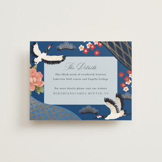 kimono Foil-Pressed Direction Cards